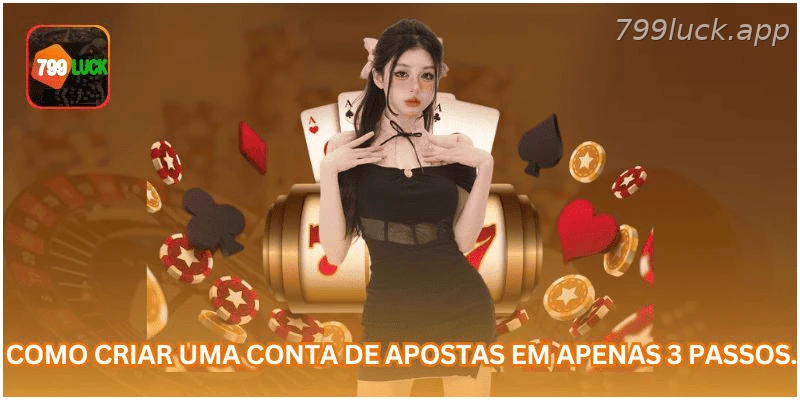 Como criar uma conta na 799LUCK em poucos passos.