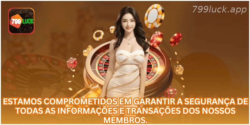 Proteção de dados e transações dos membros da 799LUCK.