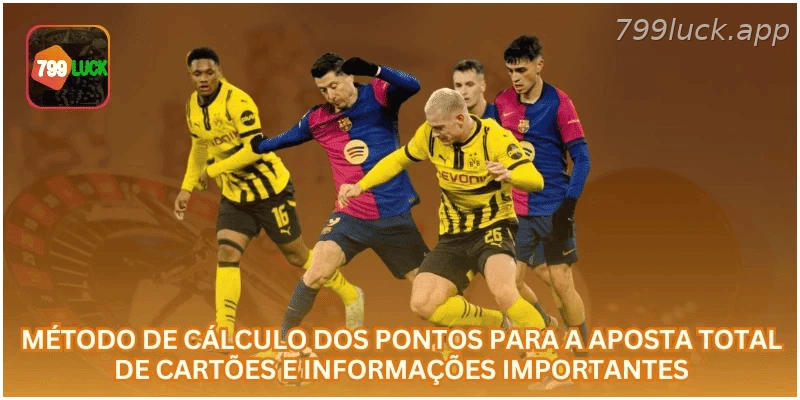 Método de cálculo dos pontos no mercado de total de cartões.