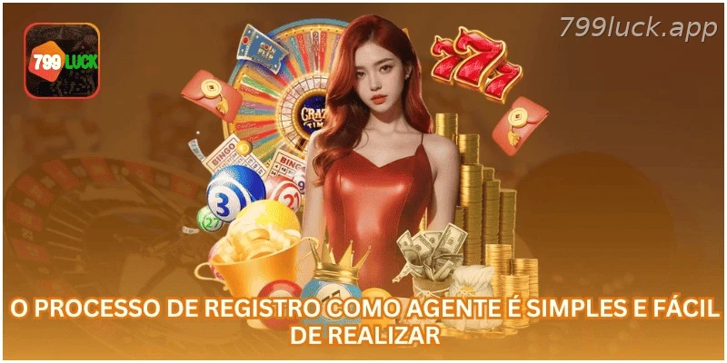 Processo de cadastro como agente 799LUCK.