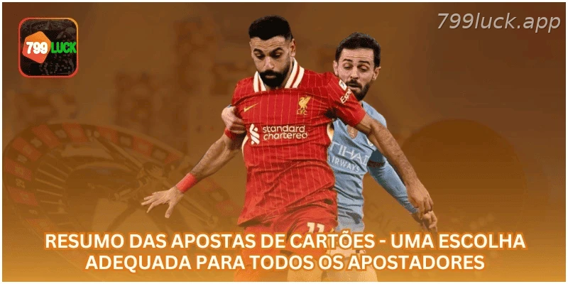 Resumo dos principais mercados de apostas em cartões.