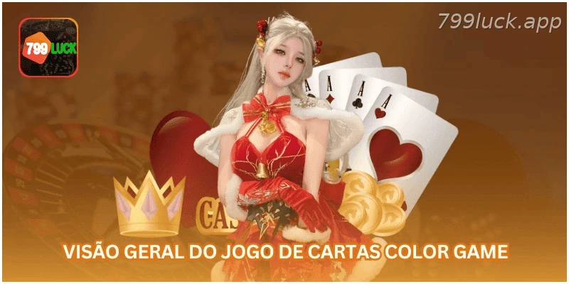Visão geral do Color Game em plataforma online.